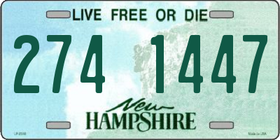 NH license plate 2741447