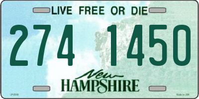 NH license plate 2741450