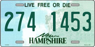 NH license plate 2741453