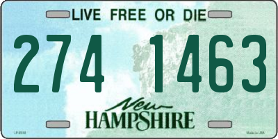 NH license plate 2741463
