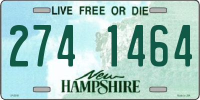 NH license plate 2741464
