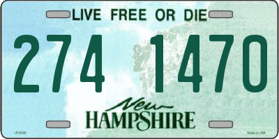 NH license plate 2741470