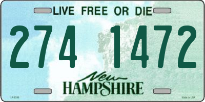 NH license plate 2741472