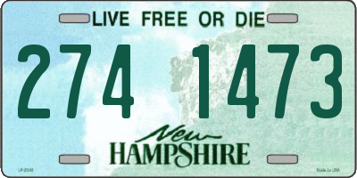 NH license plate 2741473