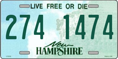 NH license plate 2741474