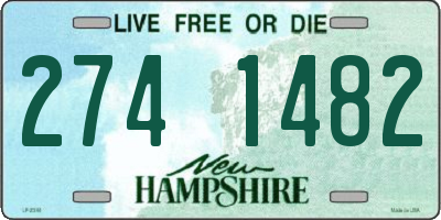 NH license plate 2741482