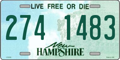 NH license plate 2741483