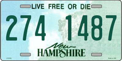 NH license plate 2741487