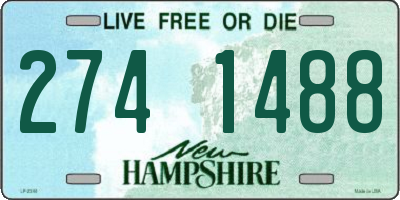 NH license plate 2741488