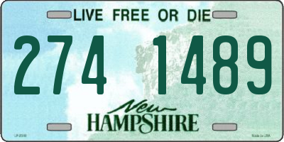 NH license plate 2741489