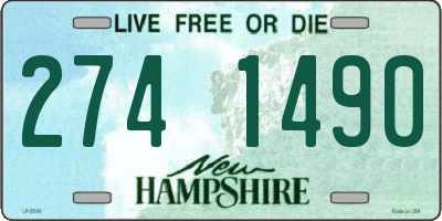 NH license plate 2741490
