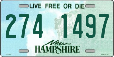 NH license plate 2741497