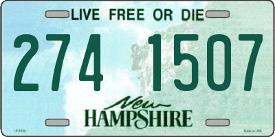 NH license plate 2741507