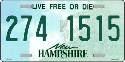 NH license plate 2741515