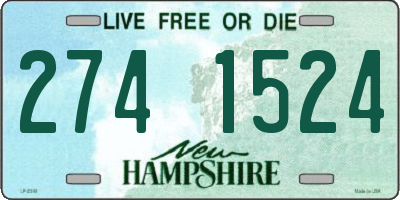NH license plate 2741524