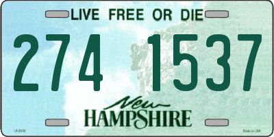 NH license plate 2741537