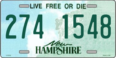 NH license plate 2741548