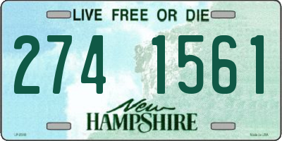 NH license plate 2741561