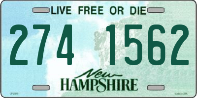 NH license plate 2741562