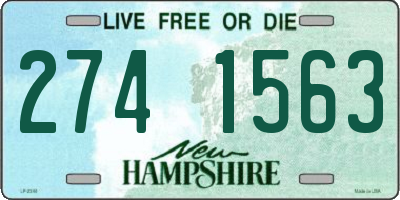 NH license plate 2741563