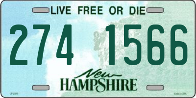 NH license plate 2741566