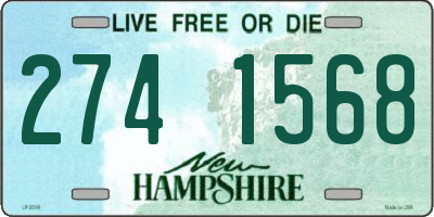 NH license plate 2741568