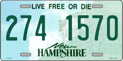 NH license plate 2741570