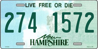 NH license plate 2741572