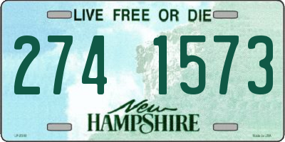 NH license plate 2741573