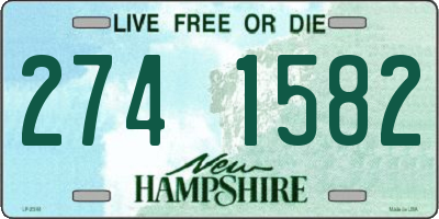 NH license plate 2741582