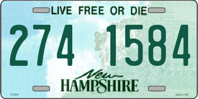 NH license plate 2741584
