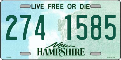 NH license plate 2741585