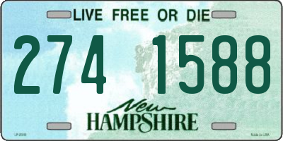 NH license plate 2741588