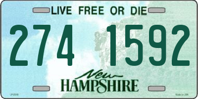 NH license plate 2741592