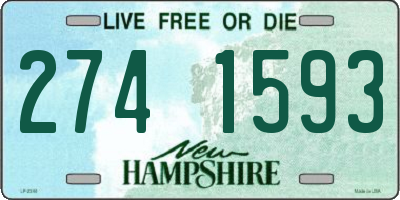 NH license plate 2741593
