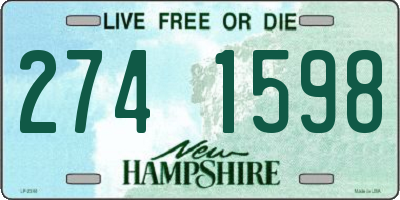 NH license plate 2741598