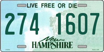 NH license plate 2741607