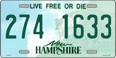 NH license plate 2741633