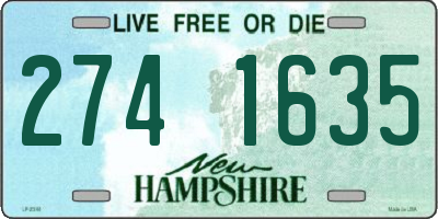 NH license plate 2741635