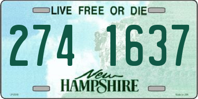 NH license plate 2741637