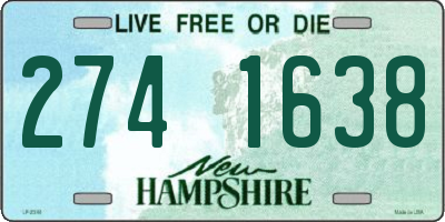 NH license plate 2741638