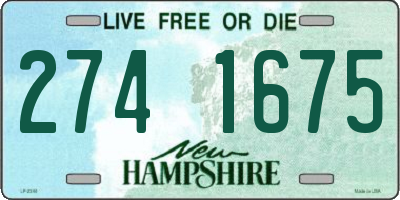 NH license plate 2741675