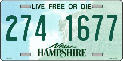 NH license plate 2741677