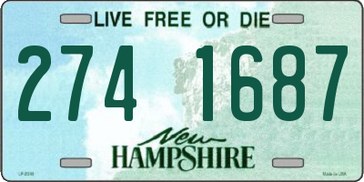 NH license plate 2741687