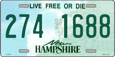 NH license plate 2741688