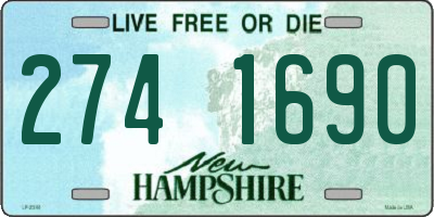 NH license plate 2741690