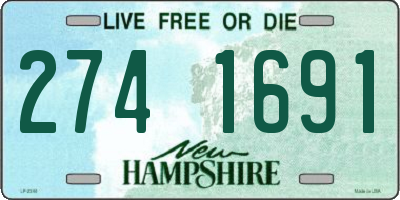 NH license plate 2741691