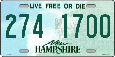 NH license plate 2741700