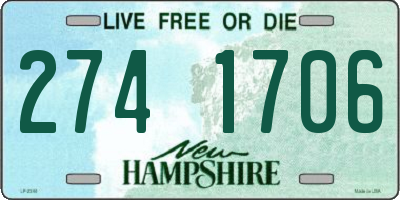 NH license plate 2741706