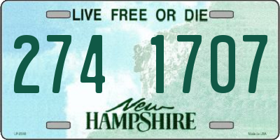 NH license plate 2741707